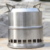 Outdoor Wood Stove Portable Stainless Steel