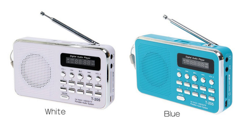 FM Radio White Camping Outdoor Sports