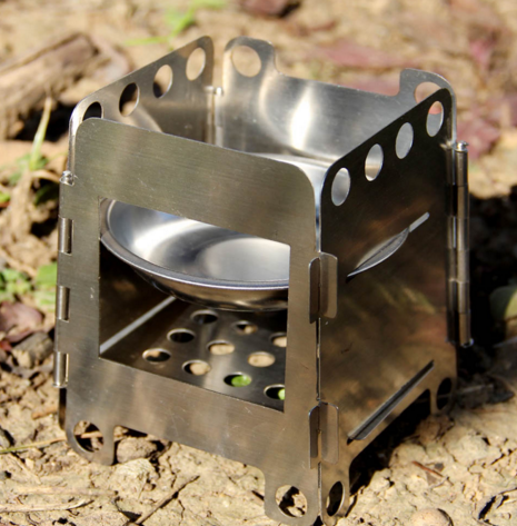 Lightweight Folding Wood Stove