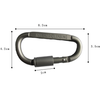 Mini Aluminum Carabiner Snap Spring Clips